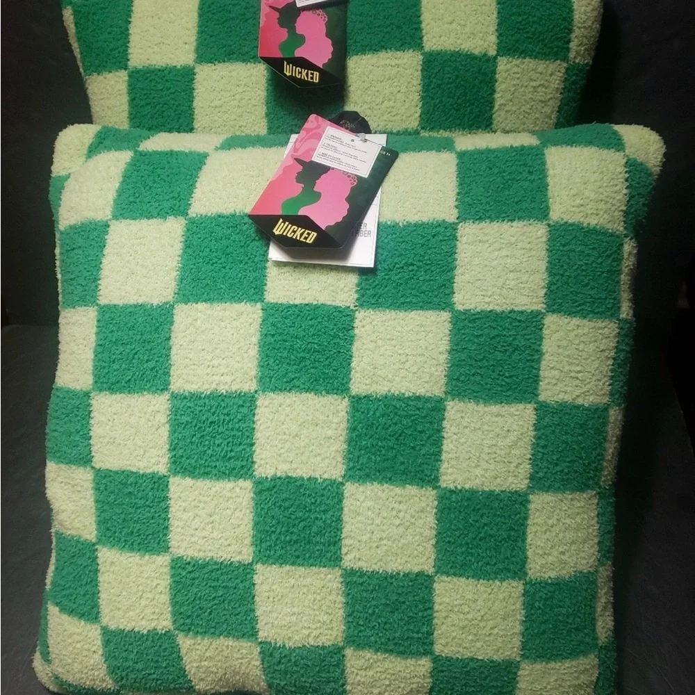 Set of 2 Wicked Elphaba Check Mate Pillows - Target Exclusive